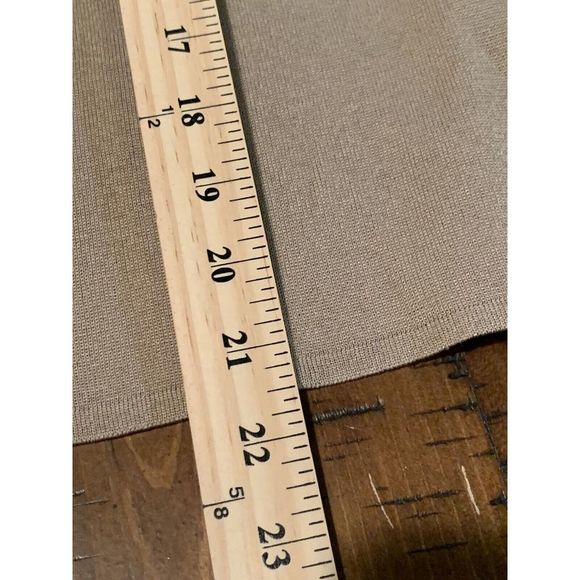 Ming Wang Tan Sleeveless Tank Top Size PL TAUPE/BLACK NEW WITH TAGS Von Maur $48 - Picture 8 of 10